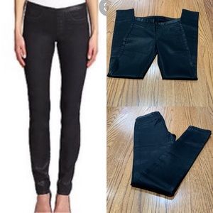 Helmut Lang coated denim legging